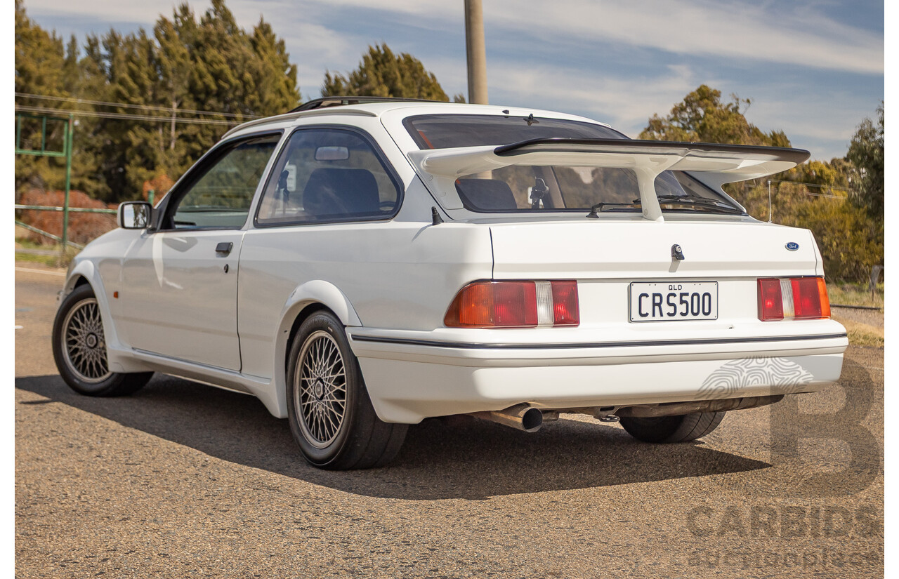 01/1986 Ford Sierra RS Cosworth 2d Coupe Diamond White Turbo 2.0L