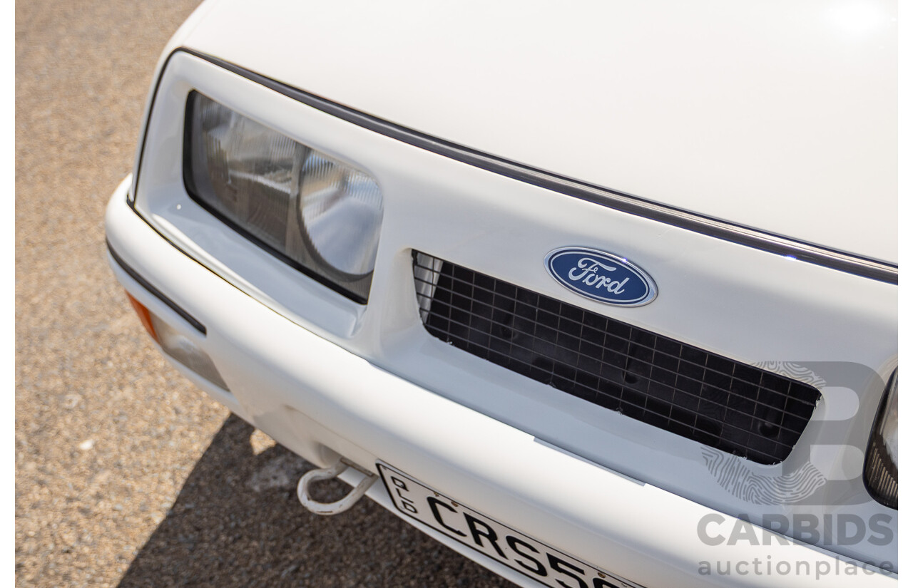 01/1986 Ford Sierra RS Cosworth 2d Coupe Diamond White Turbo 2.0L