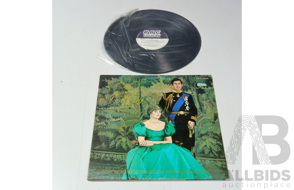 Vinyl LP Record of the Wedding of Prince Charles and Lady Dianna Spencer, BBC Records