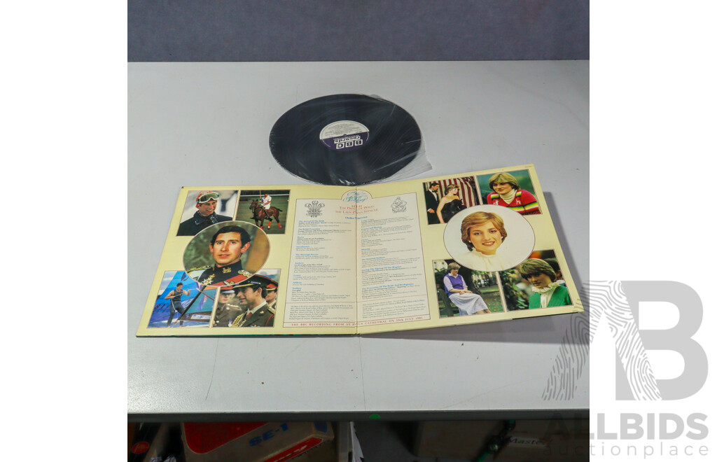 Vinyl LP Record of the Wedding of Prince Charles and Lady Dianna Spencer, BBC Records