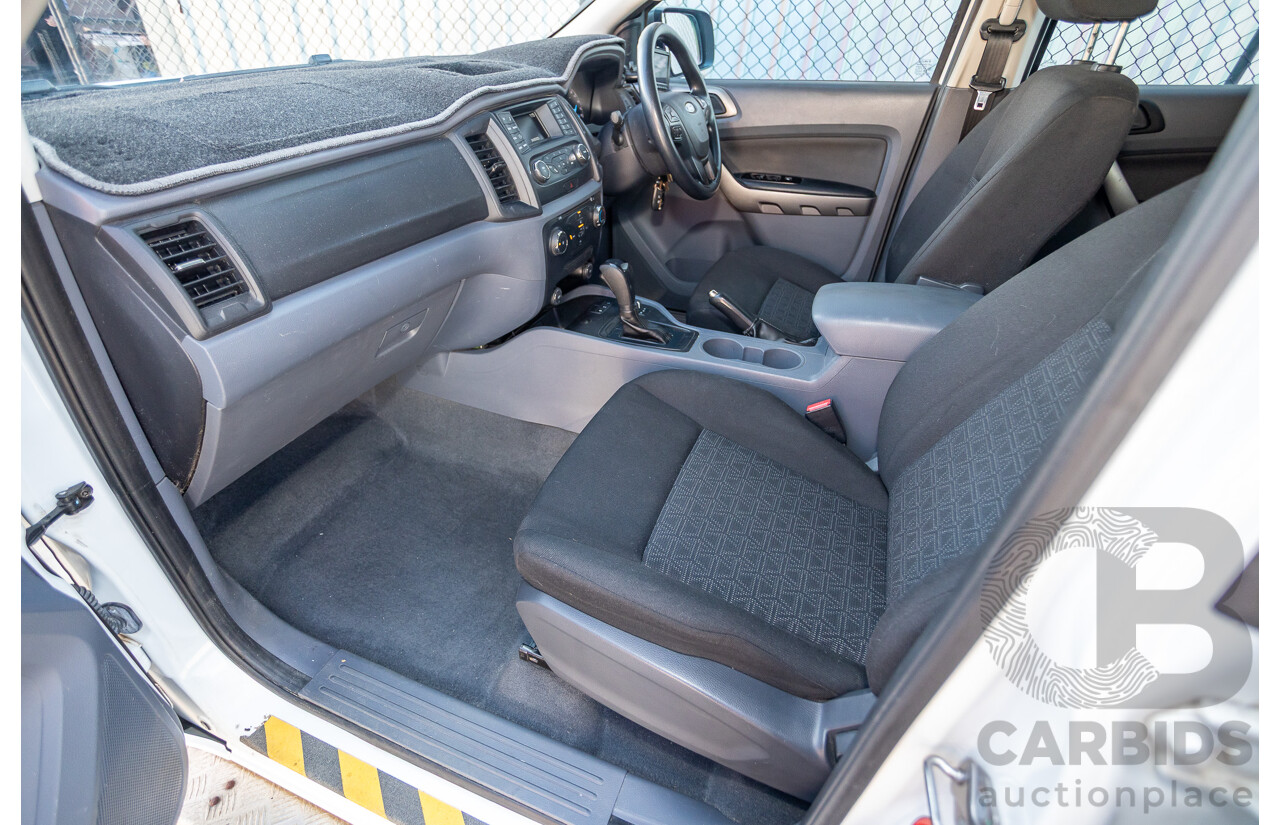 01/2016 Ford Ranger XLS 3.2 (4x4) PX MKII Dual Cab Utility White Turbo Diesel 3.2L