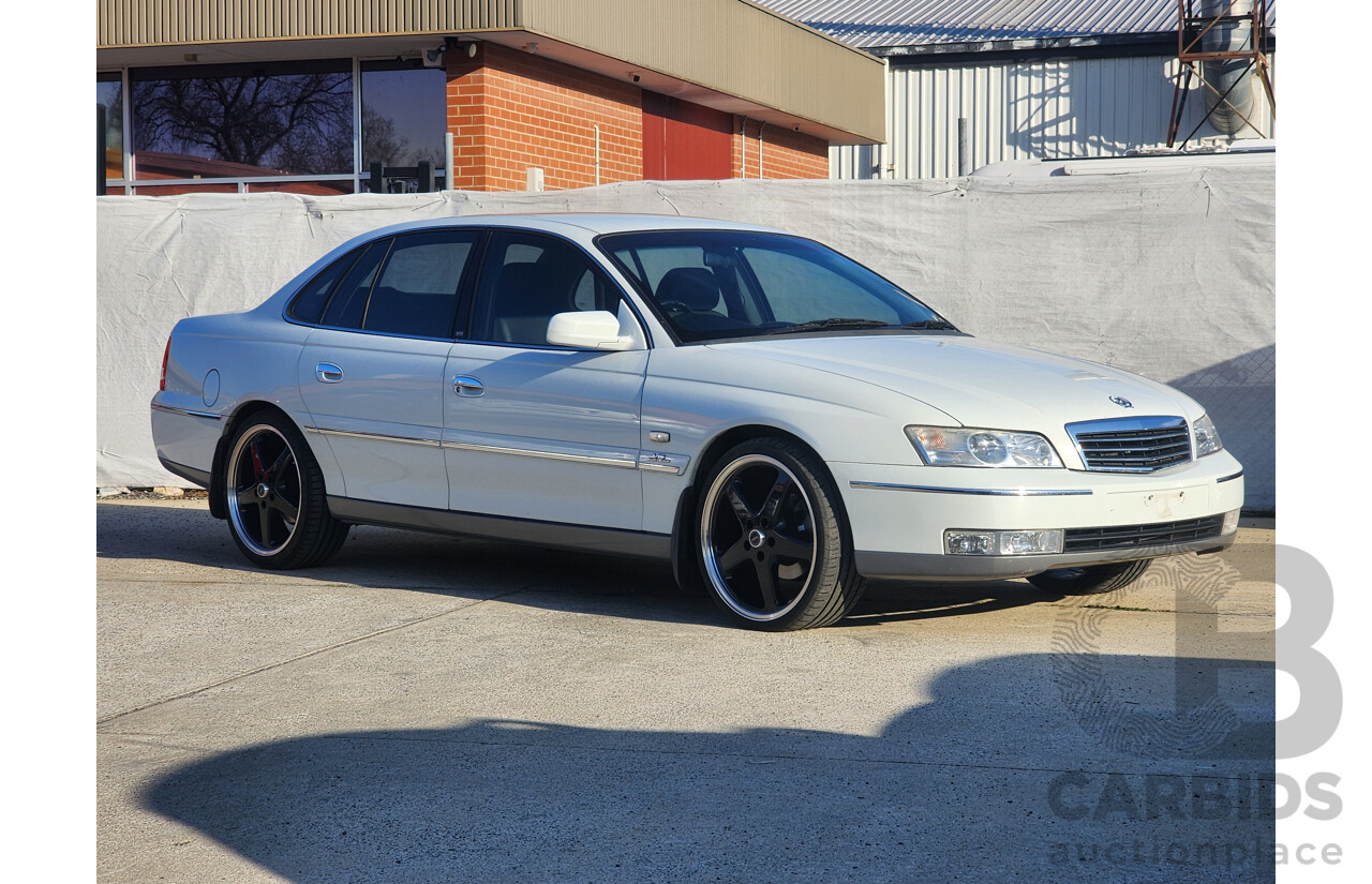 2/2005 Holden Statesman V6 WL 4d Sedan White 3.6L