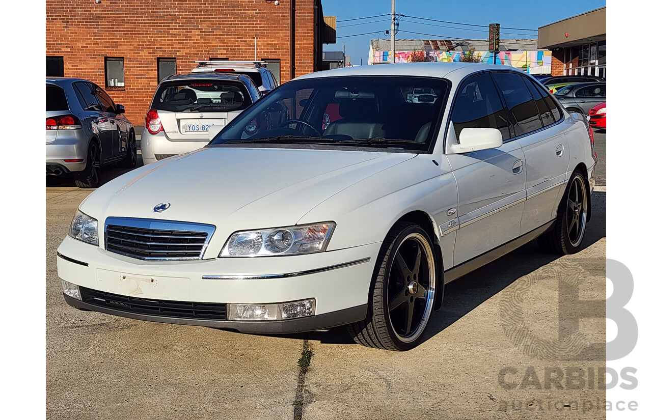 2/2005 Holden Statesman V6 WL 4d Sedan White 3.6L