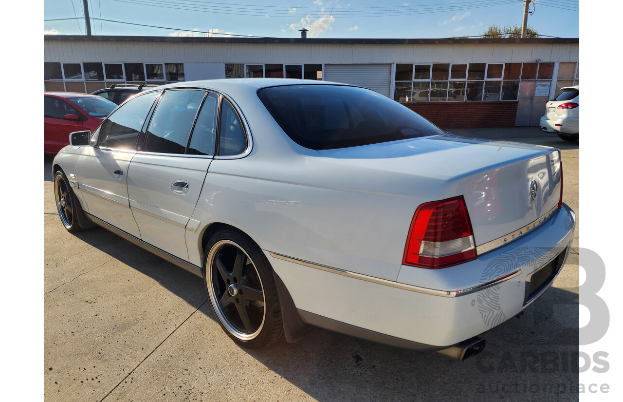 2/2005 Holden Statesman V6 WL 4d Sedan White 3.6L
