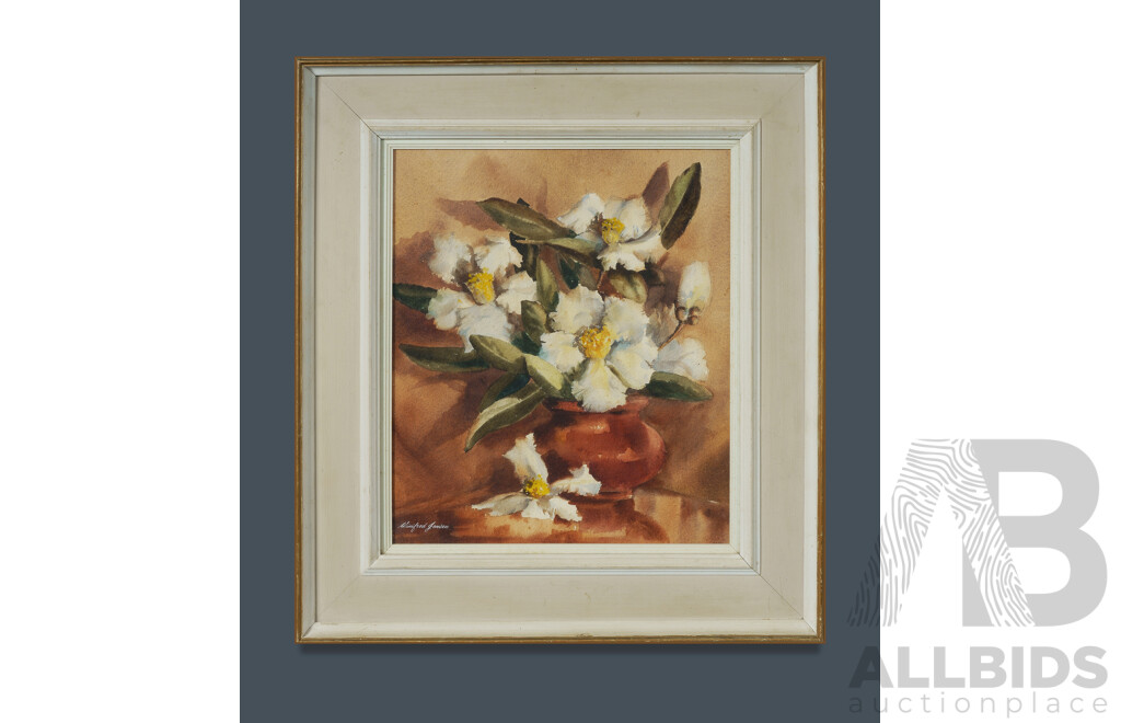 JENSEN, Winifred (working 1960s-1970s) 'Gordonias' W/Clr 