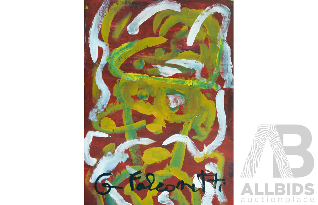 FALCONETTI, Giovanni (Australian School) Untitled Acrylic on Paper 