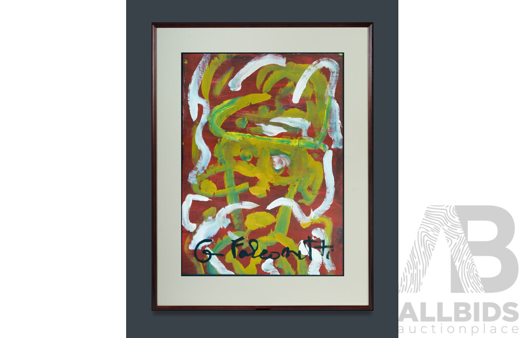 FALCONETTI, Giovanni (Australian School) Untitled Acrylic on Paper 
