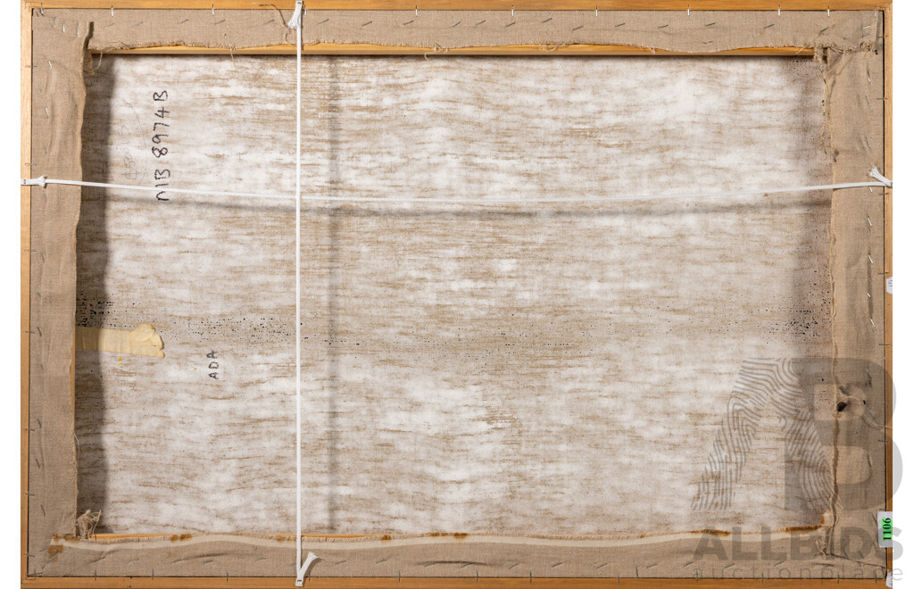 PETYARRE, Ada Bird (Aboriginal c.1930-2009) Awelye (Mountain Devil Lizard) Acrylic on Linen 