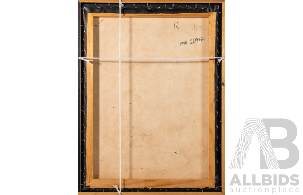 MPETYANE, Harold Payne (Aboriginal born c.1937) 'Ahakeye - Bush Plum,' 2004. Acrylic on Canvas 