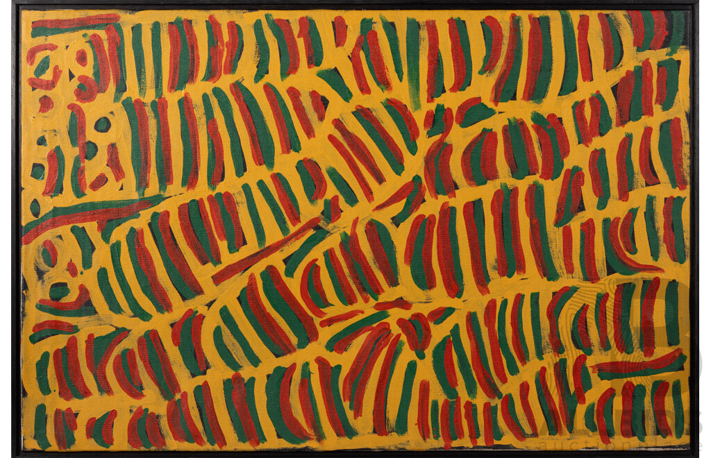 Aboriginal School, Artist Unknown Untitled Acrylic on Linen