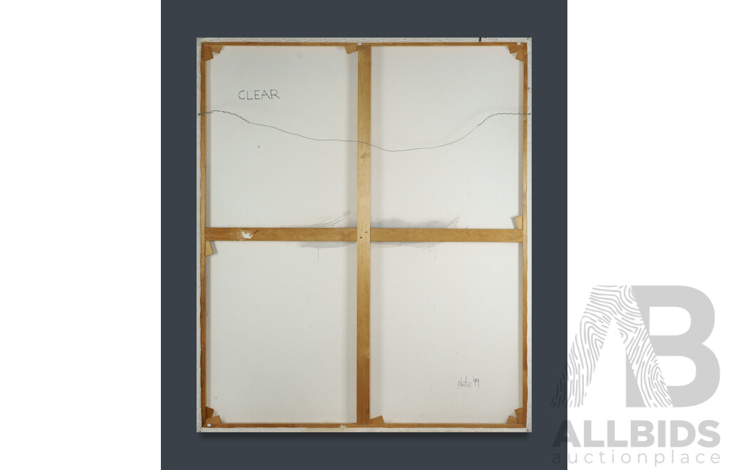 Todd Hunter (20th Century, Australian, 1972-), Clear (1999), Original Oil on Canvas, 200 x 170 cm
