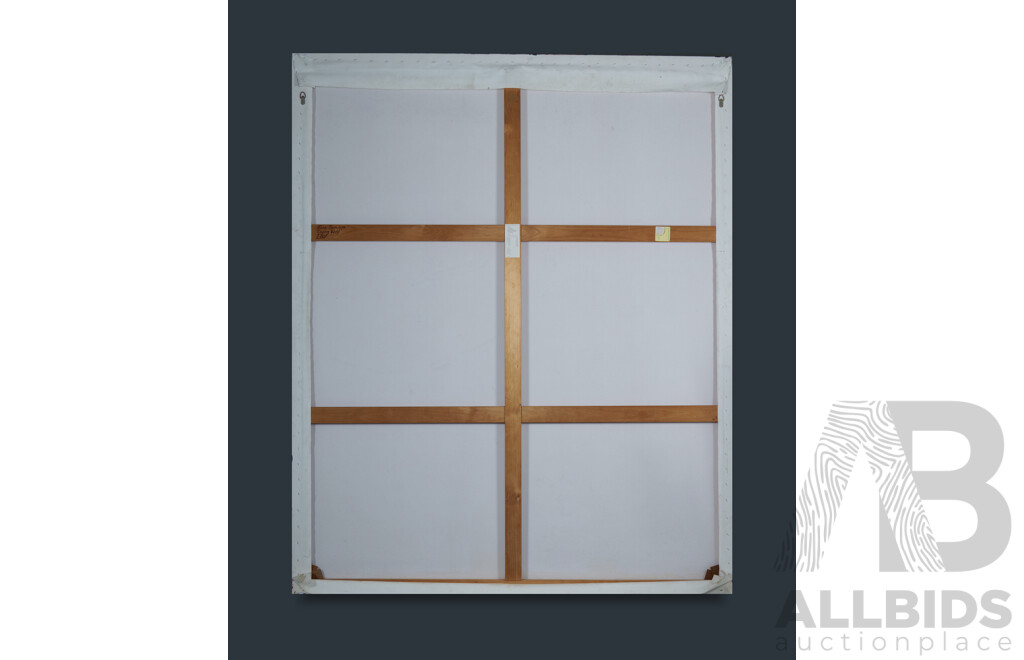 Kirra Jamison (20th Century, Australian, 1982-), Crying Wolf (2007), Original Acrylic, Vinyl & Pen on Canvas, 220 x 180 cm (frame)