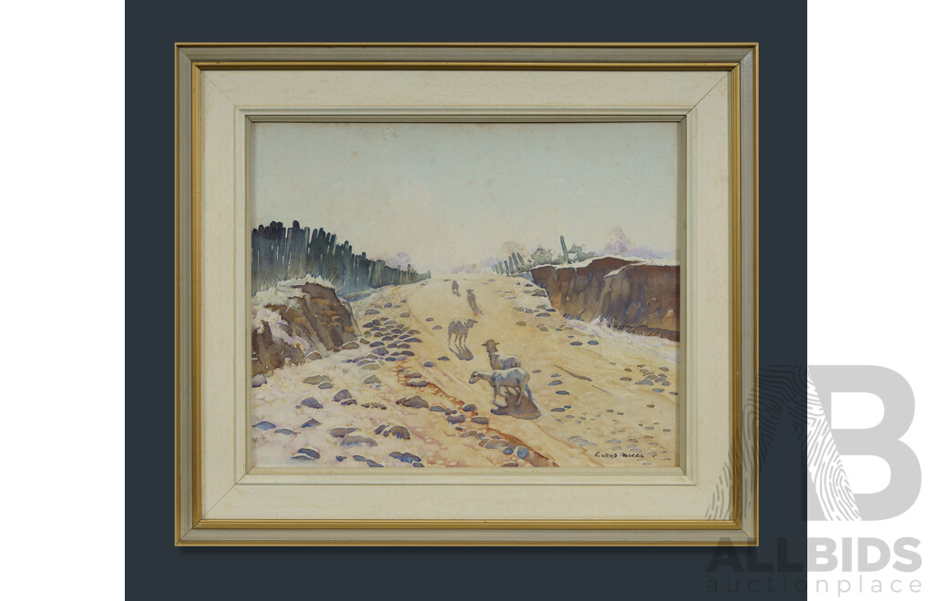 MORRIS, Rufus (1907-1982) 'Sunburnt Country' W/Clr 