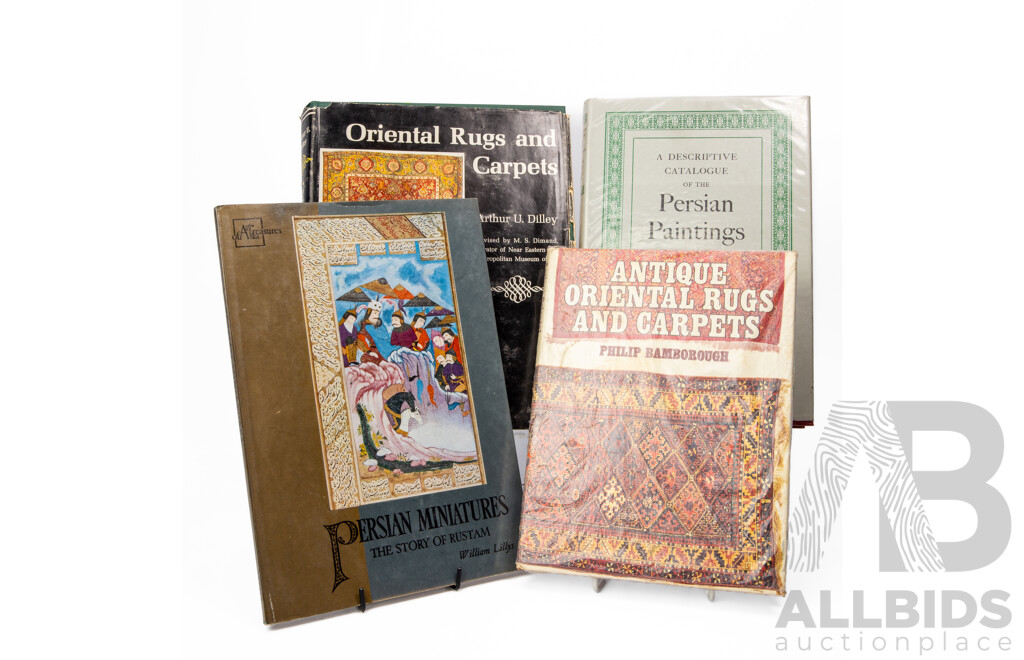 Collection of Vintage Books on Persian Art and Oriental Rugs & Carpets (4)