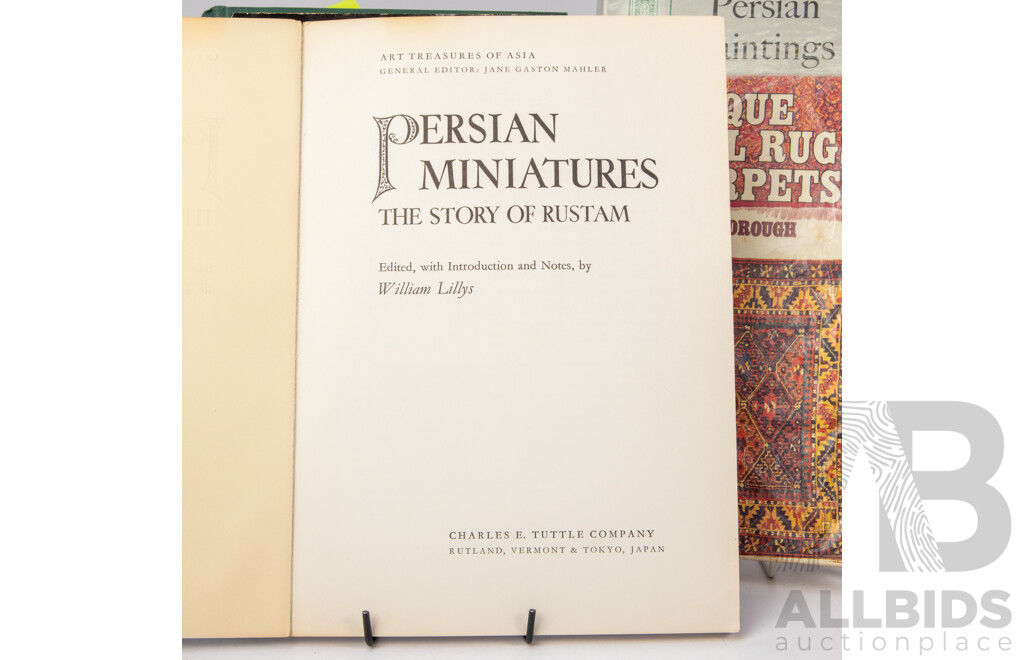 Collection of Vintage Books on Persian Art and Oriental Rugs & Carpets (4)