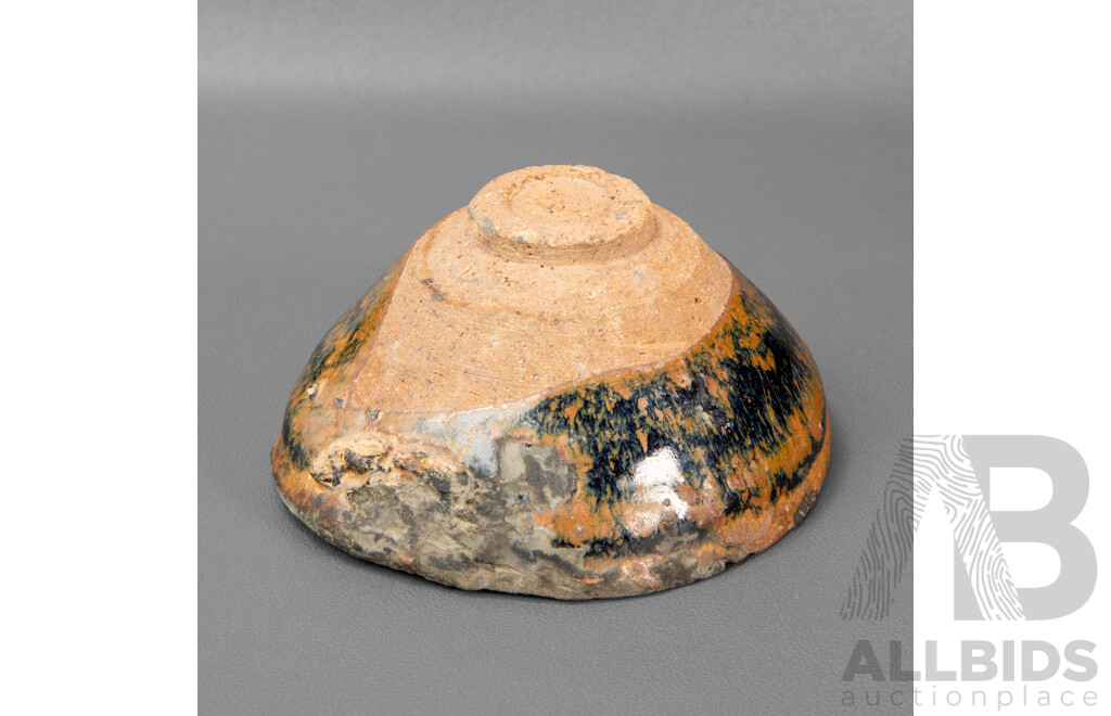 Black Iron Partridge Feather Glazed Bowl, Song Dynasty