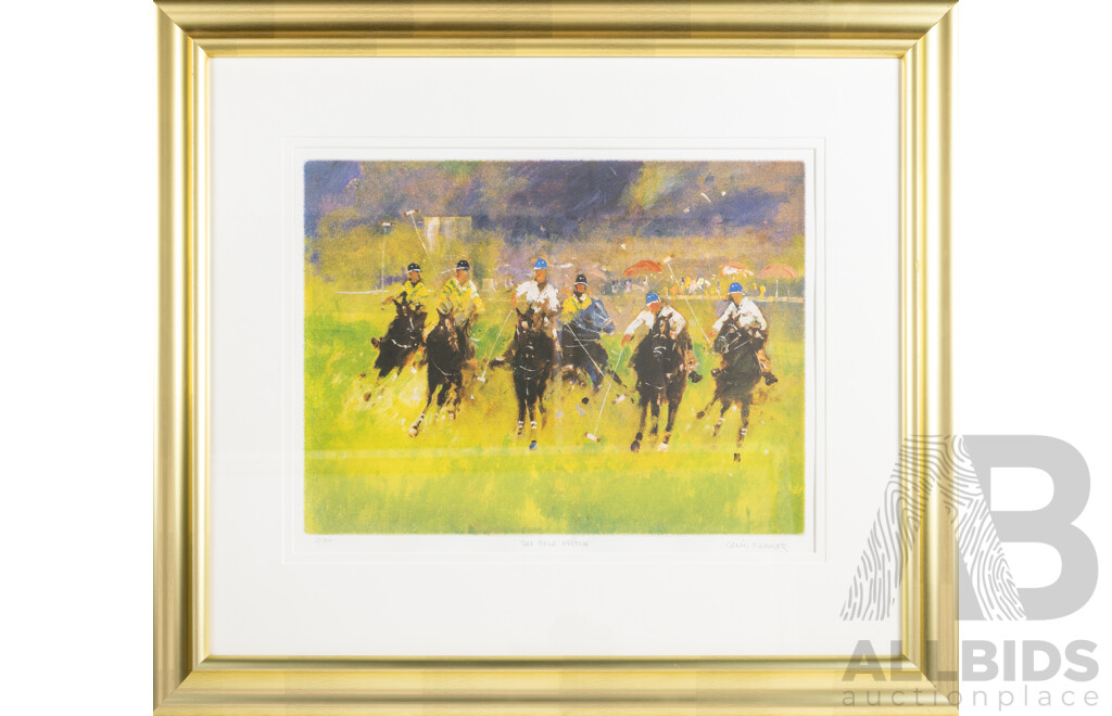 Colin Parker, (20th Century, Australian, 1941-), The Polo Match, Signed Limited Edition Screenprint, 72 x 82 cm (frame)
