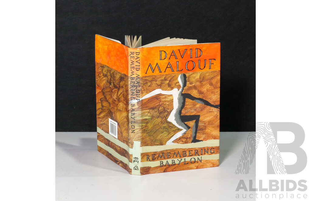 David Malouf (20th Century, Australian, 1934-), Remembering Babylon (First Edition Hard Cover, 1993), 24 x 16 cm (dimensions)