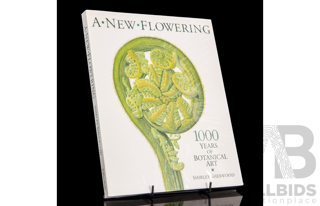 Shirley Sherwood (20th Century, British), A New Flowering - 1000 Years of Botanical Art, Wonderful Paperback Compendium in Colour, First Edition (2005), 28 x 22 cm (dimensions)