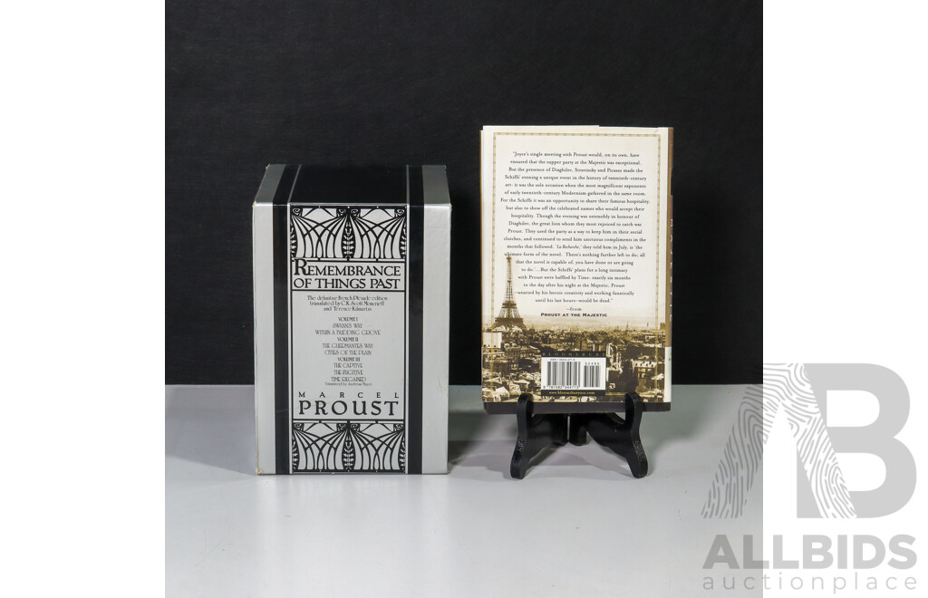 Marcel Proust, (19/20th Centuries, French, 1871-1922), Remembrance of Things Past - Definitive First Edition in Three Volumes, Published Random House (1981)