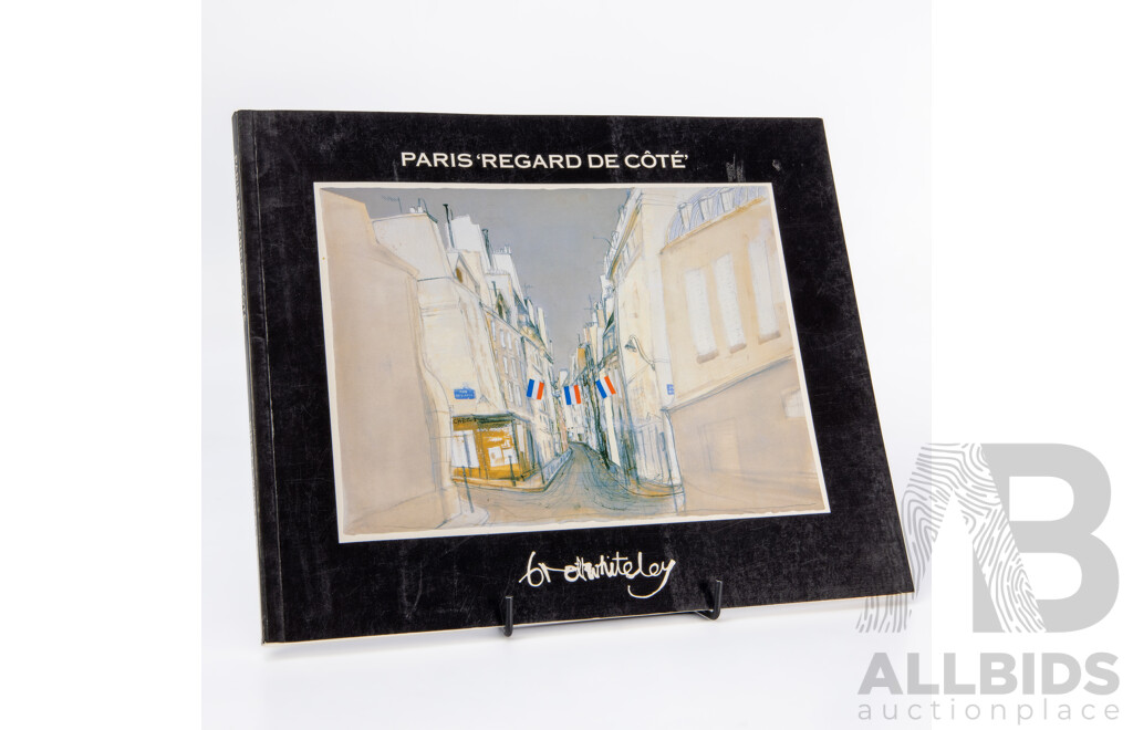 Brett Whiteley, (20th Century, Australian, 1939 - 1992),  Paris ‘Regard De Côté’ (1990), Australian Galleries Publication, 24 x 29 cm (dimensions)
