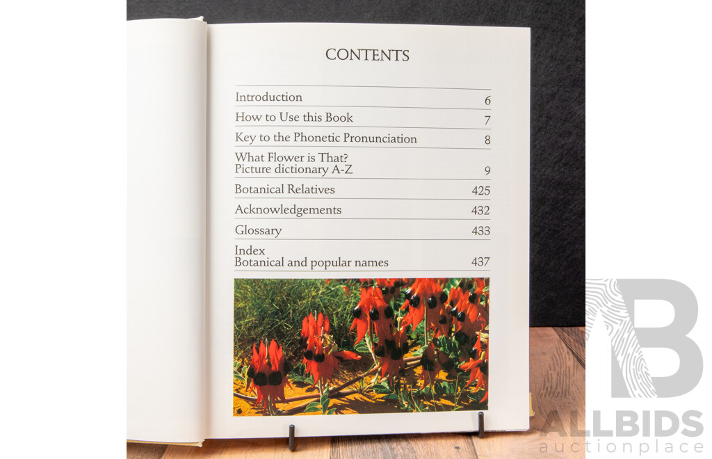 Stirling Macoboy, (20th Century, Australian, 1927-2005), What Flower is That? Hard Cover Book with Dust Jacket, Lansdowne Publishing, 1994 Edition