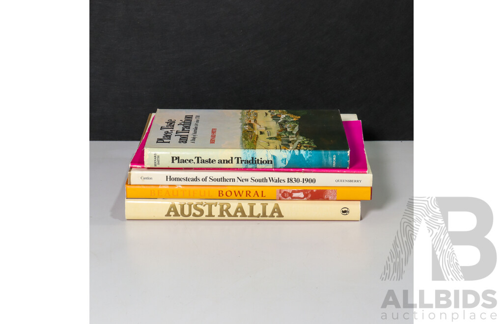 Varied Collection of Books Largely on Australian Subject Matter Including Bowral, Homesteads of Southern NSW 1830-1900 and More! (5)