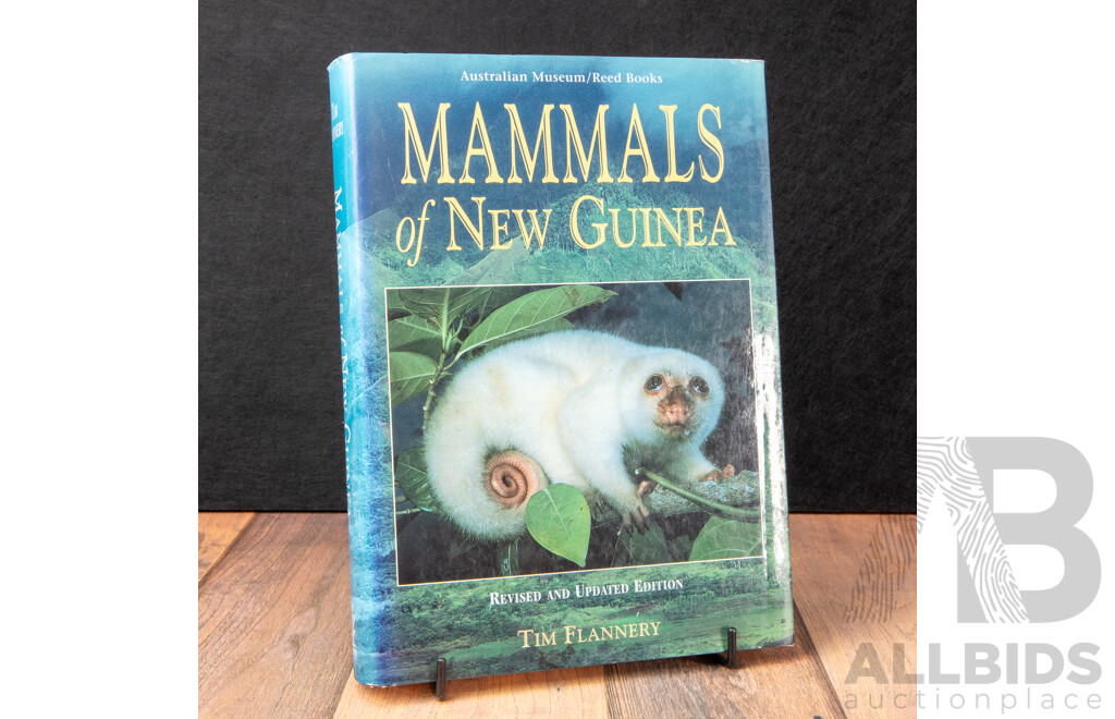 Tim Flannery (20th Century, Australian, 1956-), Mammals of New Guinea (1995), Hard Cover with Dust Jacket Reference Book