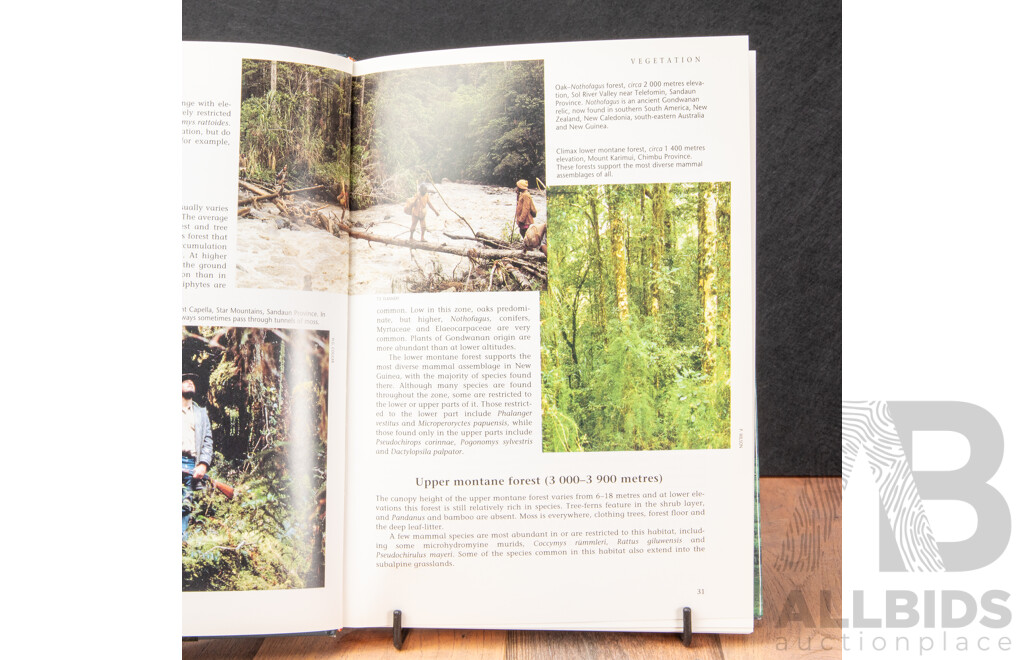 Tim Flannery (20th Century, Australian, 1956-), Mammals of New Guinea (1995), Hard Cover with Dust Jacket Reference Book