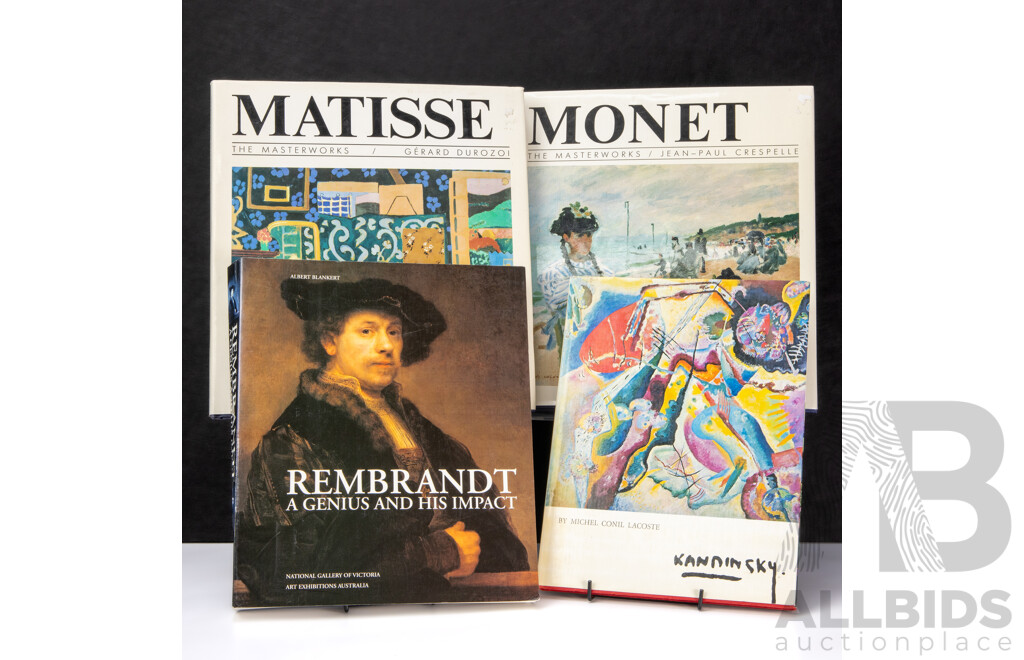 Wonderful Collection of Art Books Featuring Monet, Matisse, Kadinsky and Rembrandt (4)