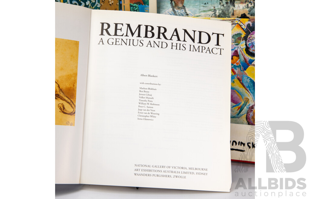 Wonderful Collection of Art Books Featuring Monet, Matisse, Kadinsky and Rembrandt (4)
