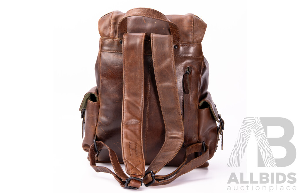 Genuine Leather Back Pack by JLP Melbourne