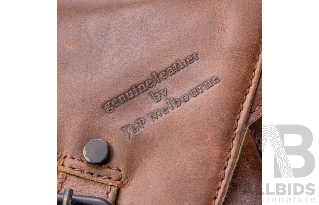Genuine Leather Back Pack by JLP Melbourne