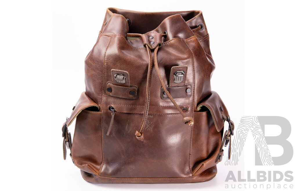 Genuine Leather Back Pack by JLP Melbourne