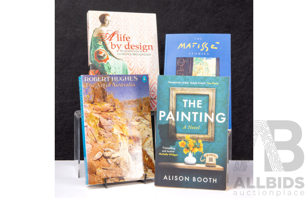 Collection of Four Art-Related Books Including the Matisse Stories - A.S.Byatt; the Art of Australia - Robert Hughes and More (4)