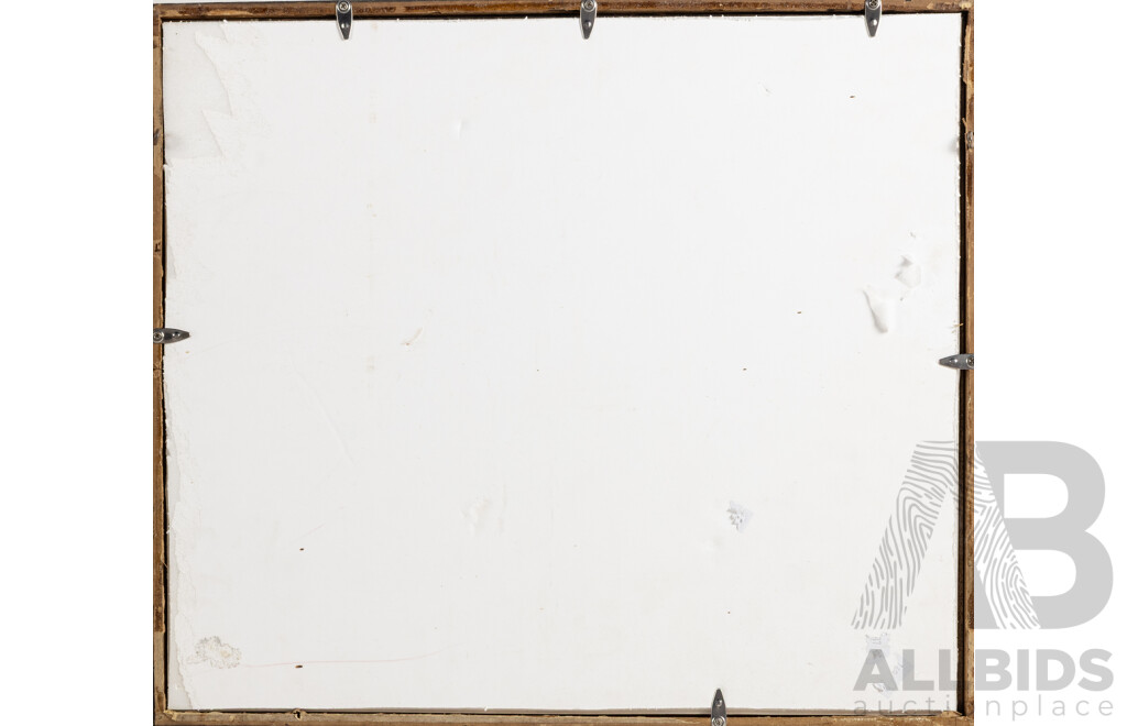 Frank Hinder (20th Century, Australian, 1906-1992), Geebung Polo Club (1946), Signed & Titled Lithograph, 37 X 42 Cm (frame)