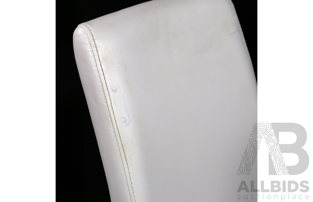 Pair of Modern Leather Dining Chairs