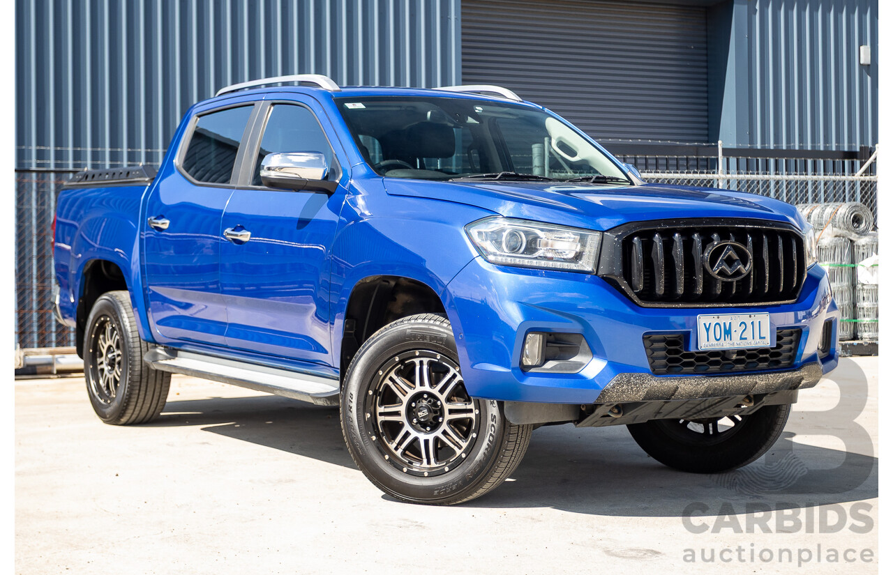 05/2018 LDV T60 LUXE (4x4) SK8C Double Cab Utility Blue Turbo Diesel 2.8L