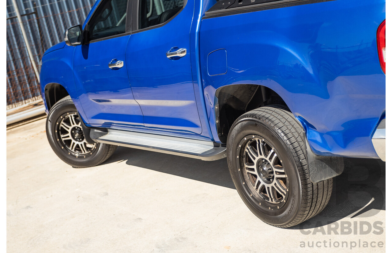 05/2018 LDV T60 LUXE (4x4) SK8C Double Cab Utility Blue Turbo Diesel 2.8L