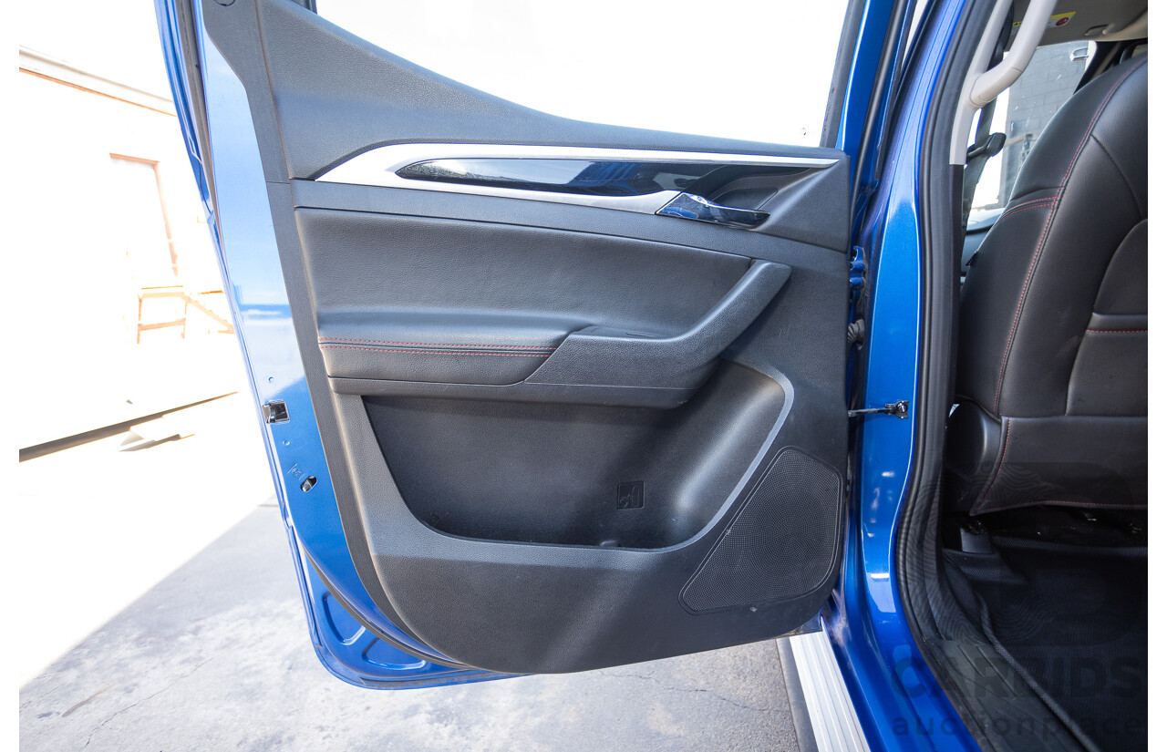 05/2018 LDV T60 LUXE (4x4) SK8C Double Cab Utility Blue Turbo Diesel 2.8L