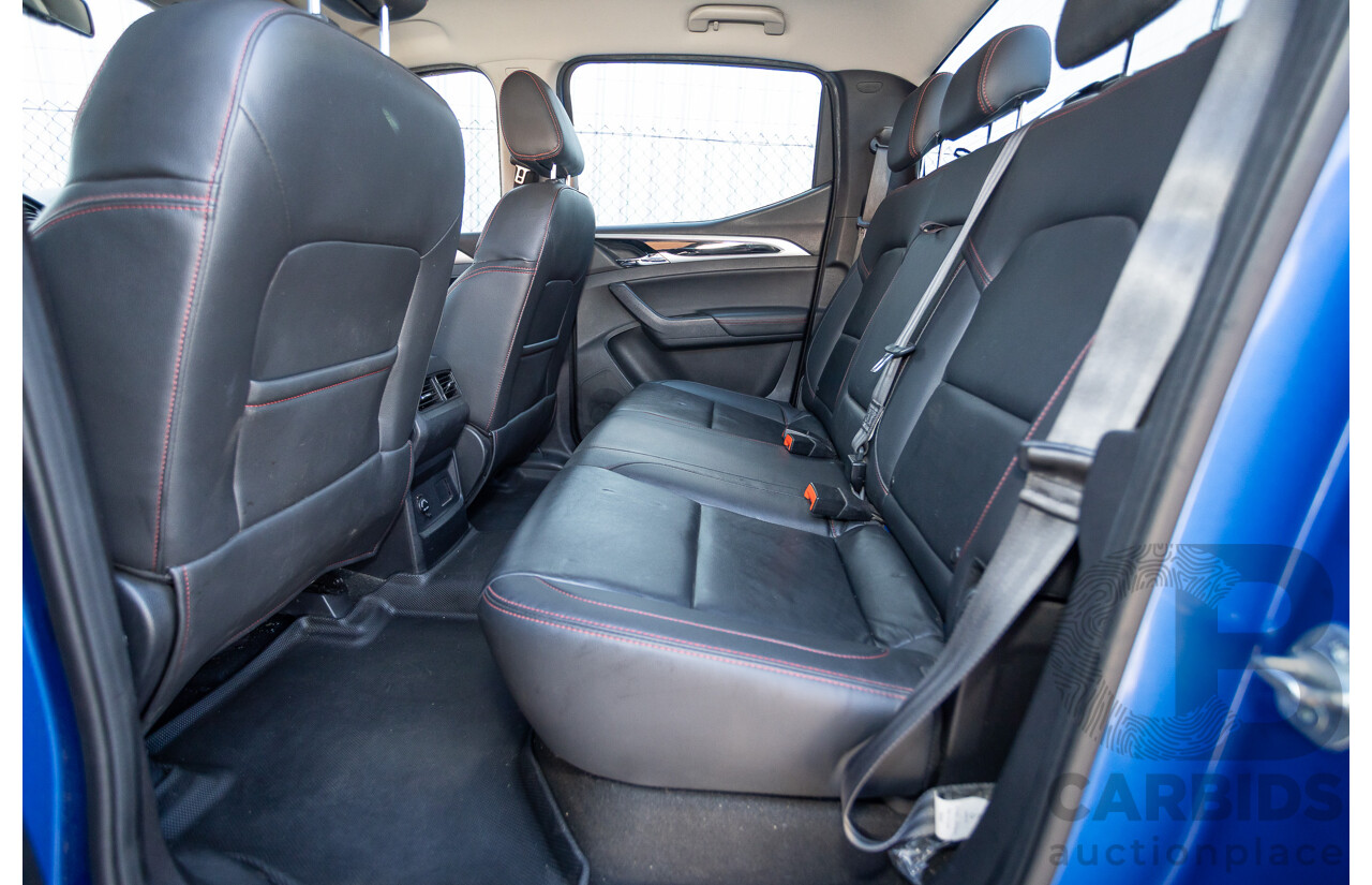 05/2018 LDV T60 LUXE (4x4) SK8C Double Cab Utility Blue Turbo Diesel 2.8L