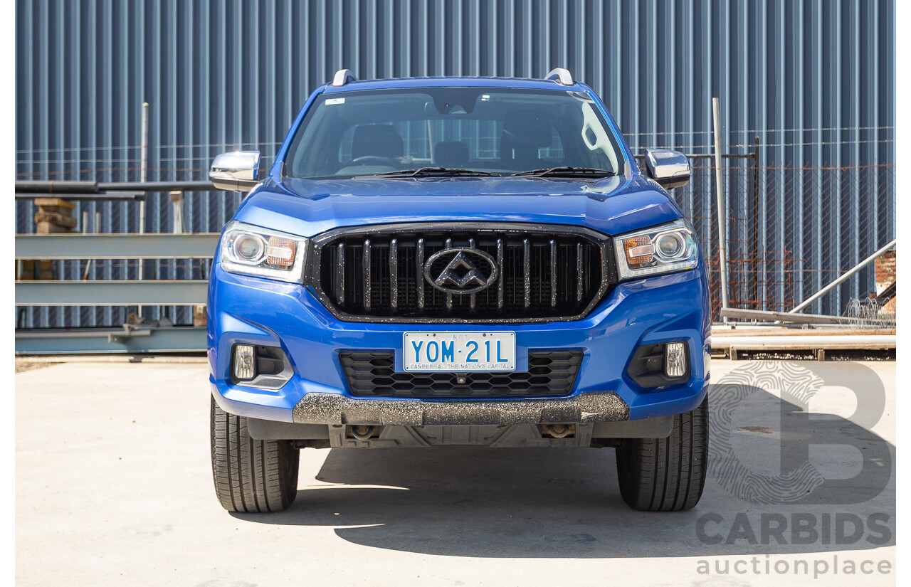 05/2018 LDV T60 LUXE (4x4) SK8C Double Cab Utility Blue Turbo Diesel 2.8L