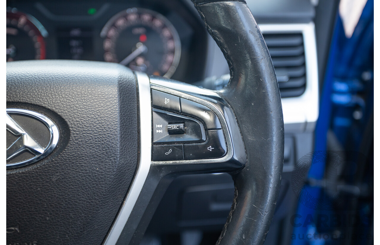 05/2018 LDV T60 LUXE (4x4) SK8C Double Cab Utility Blue Turbo Diesel 2.8L