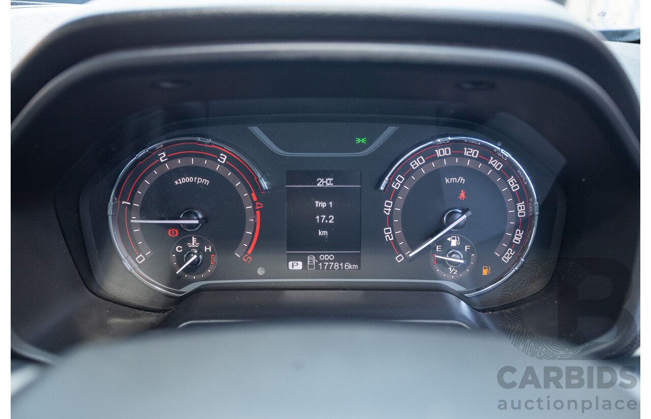 05/2018 LDV T60 LUXE (4x4) SK8C Double Cab Utility Blue Turbo Diesel 2.8L