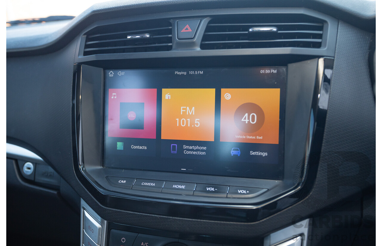 05/2018 LDV T60 LUXE (4x4) SK8C Double Cab Utility Blue Turbo Diesel 2.8L