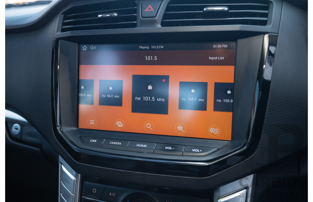 05/2018 LDV T60 LUXE (4x4) SK8C Double Cab Utility Blue Turbo Diesel 2.8L