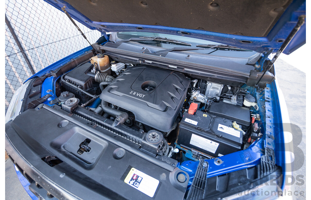 05/2018 LDV T60 LUXE (4x4) SK8C Double Cab Utility Blue Turbo Diesel 2.8L