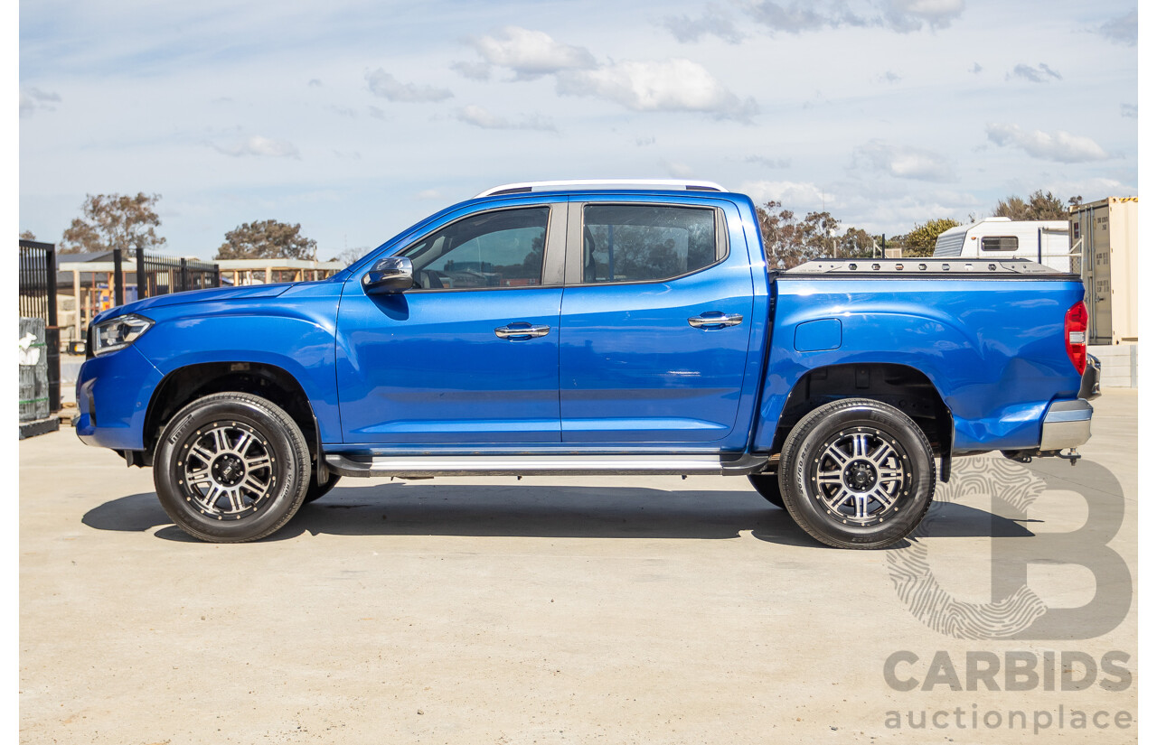 05/2018 LDV T60 LUXE (4x4) SK8C Double Cab Utility Blue Turbo Diesel 2.8L