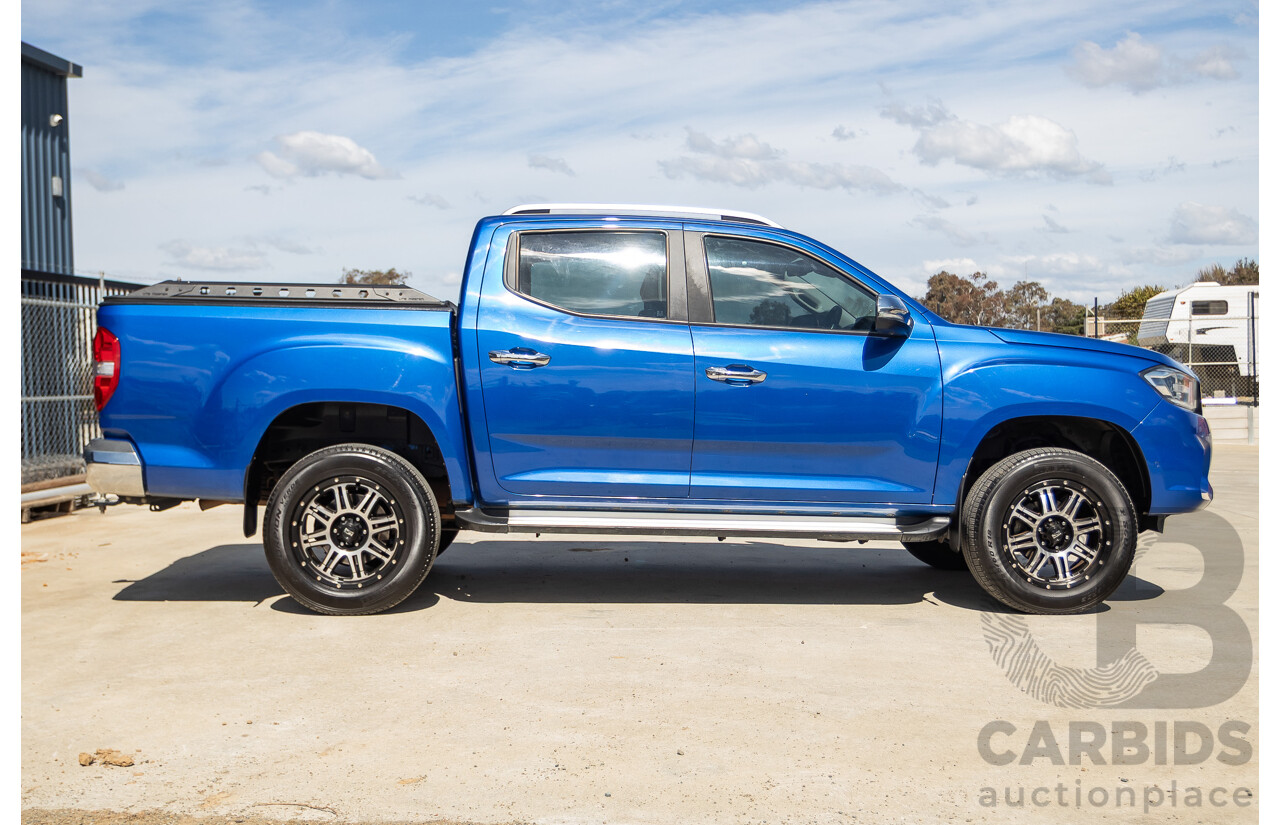 05/2018 LDV T60 LUXE (4x4) SK8C Double Cab Utility Blue Turbo Diesel 2.8L