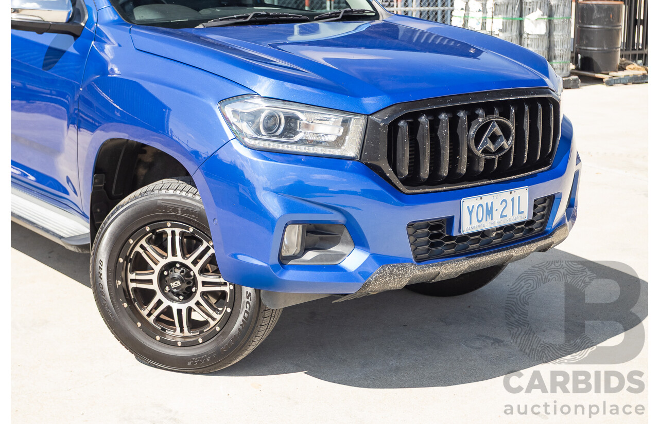 05/2018 LDV T60 LUXE (4x4) SK8C Double Cab Utility Blue Turbo Diesel 2.8L